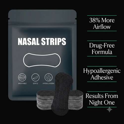 Anti-Snoring Nasal Strips — Better Breathing, Better Sleep